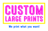 Custom Large Print Logo